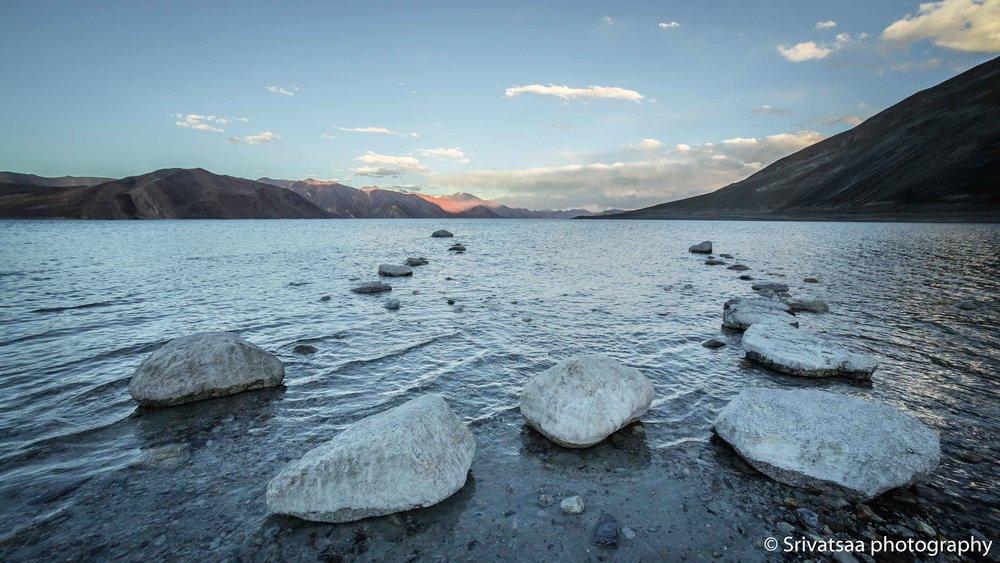 Enthralling Sun Rise in Pangong Tso, Ladakh Region | Jammu & Kashmir, India